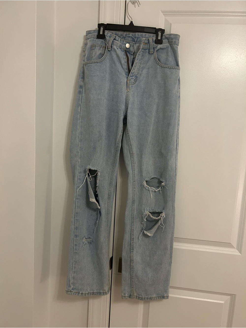 Light Wash Distressed Jeans